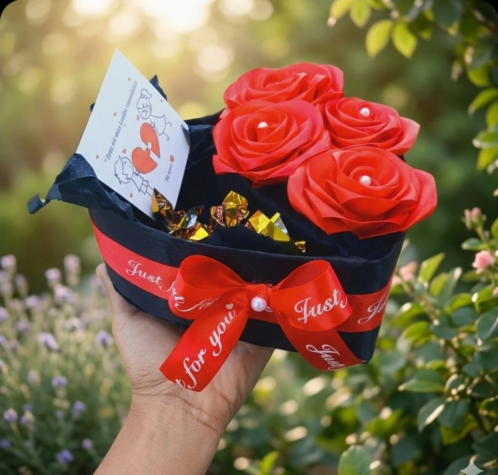 CESTA FORMA DE CORAZON's foto | Somos Coquetas |  BizneCubano